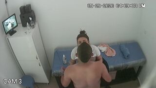 Hidden shooting in a beauty salon, sex with a salon employee