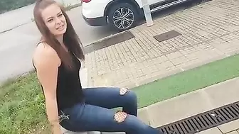 Teen hooker found on street and gets fucked in her home!