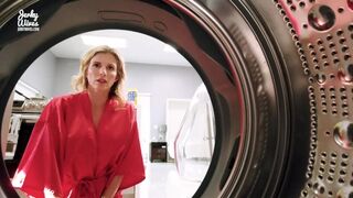 Fucking my Step Mom in the Behind while she is Stuck in the Dryer - Cory Chase
